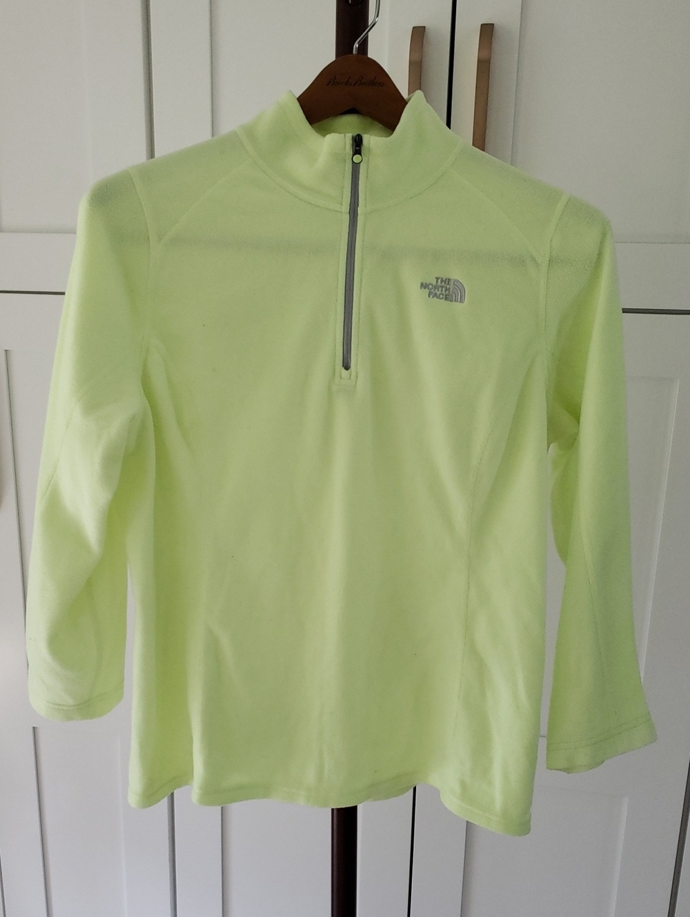 The North Face Neon Yellow Half-Zip Fleece Pullover
